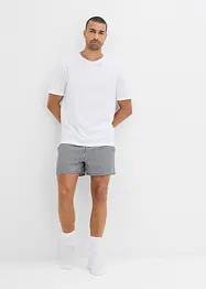 Kort pyjamas i 100% bomull med korte ermer, bonprix