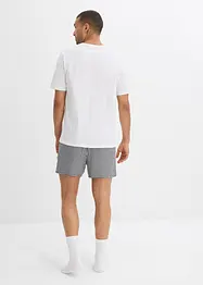 Kort pyjamas i 100% bomull med korte ermer, bonprix