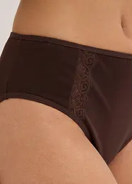 Maxitruse (4-pack) med økologisk bomull, bonprix