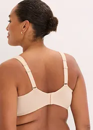 T-skjorte-BH med spiler og bomull (2-pack), bonprix