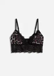 Triangel BH-topp med blonder, bonprix