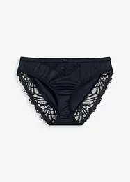 Truse i materiale med glans, bonprix