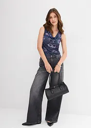 Topp av fin mesh, bonprix