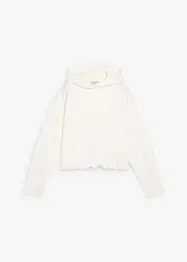Hettegenser av viskosemiks med lett glans, bonprix