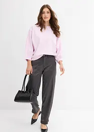 Oversized sweatshirt i 100% bomull, bonprix