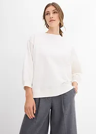 Oversized sweatshirt i 100% bomull, bonprix