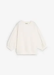 Oversized sweatshirt i 100% bomull, bonprix