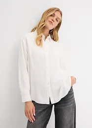 Skjortebluse av myk viskose, bonprix