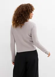 Kort finstrikket jakke, bonprix