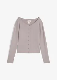 Kort finstrikket jakke, bonprix