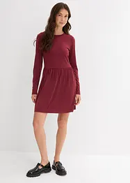 Utsvingt trikotkjole, bonprix