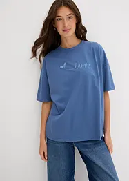 Oversized topp i 100% økologisk bomull, bonprix
