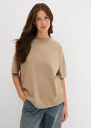 Oversized topp i 100% økologisk bomull, bonprix