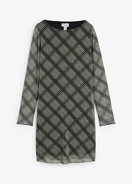 Minikjole i fin mesh, bonprix