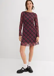 Minikjole i fin mesh, bonprix