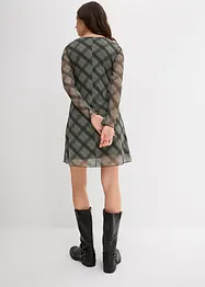 Minikjole i fin mesh, bonprix