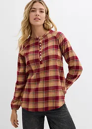 Blusetunika i flanell, bonprix