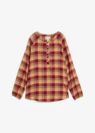 Blusetunika i flanell, bonprix
