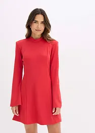 Minikjole i A-modell med trompetermer, bonprix