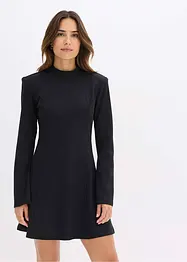 Minikjole i A-modell med trompetermer, bonprix