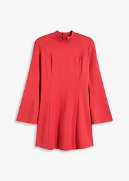 Minikjole i A-modell med trompetermer, bonprix