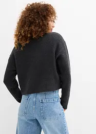 Strikkegenser med sløyfe, bonprix