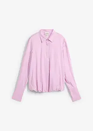 Satengbluse i viskosemiks, bonprix