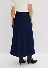 Midiskjørt i denim, bonprix