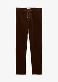Pull on-kordfløyelsbukse med stretch, Regular Fit, bonprix