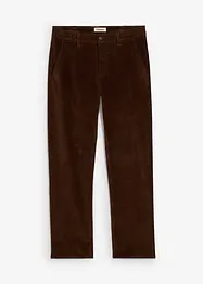 Relaxed Fit-kordfløyelsbukse med stretch, Straight, bonprix
