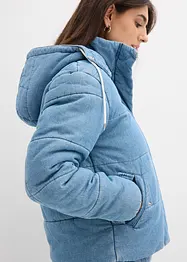 Vattert jakke i denim, bonprix
