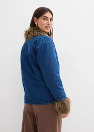 Lett vattert denimjakke, bonprix