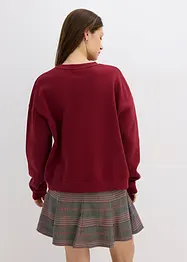 Oversized sweatshirt i 100% bomull, bonprix