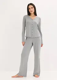 Loungewear-kosedress i myk pointellejersey, bonprix
