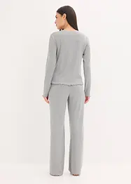 Loungewear-kosedress i myk pointellejersey, bonprix