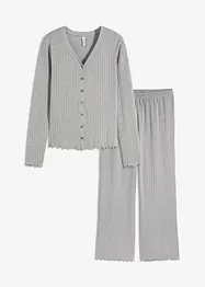 Loungewear-kosedress i myk pointellejersey, bonprix