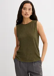 Crinkle topp, bonprix