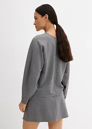 Langermet topp i behagelig Punto di Roma-materiale, bonprix