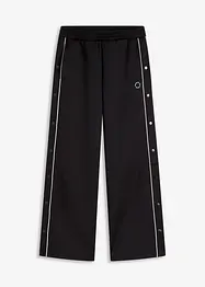 Joggebukse i Quick Dry-materiale med knapper langs sidesømmen, bonprix