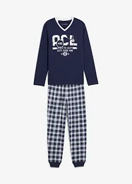 Pyjamas med bomull og lange ermer, bonprix