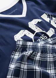 Pyjamas med bomull og lange ermer, bonprix