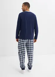 Pyjamas med bomull og lange ermer, bonprix