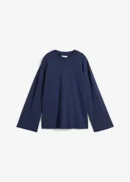Lang topp i lett materiale, bonprix