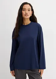 Lang topp i lett materiale, bonprix