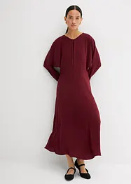 Midikjole med drapering, bonprix