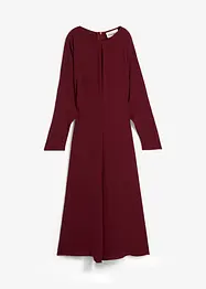 Midikjole med drapering, bonprix