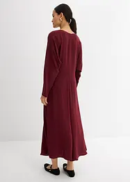 Midikjole med drapering, bonprix
