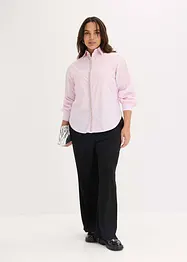 Bluse med strassapplikasjon, bonprix