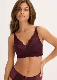 Bralette med broderi, bonprix
