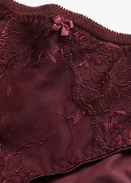 Truse med høy midje og broderi, bonprix